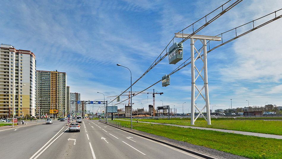 uST transport and infrastructure complexes in the Leningrad region