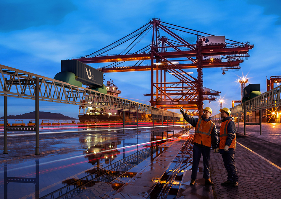 uST complexes can act as a link between the port and logistics hubs.