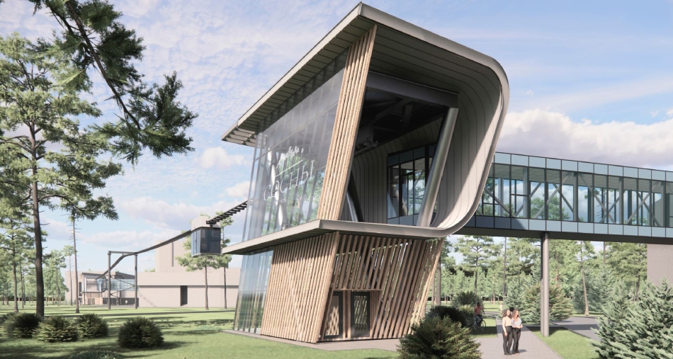 The construction of the uST complex has begun at the Sosny sanatorium