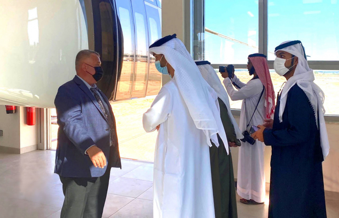 UAE Government Ministers and Saudi Arabian Business Representatives Visited uSky Center in Sharjah