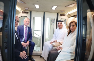 Certified uST Transport Complex in tropical design (Sharjah, UAE) was presented to the Ruler of Ras al-Khaimah and the President of the American University of Sharjah