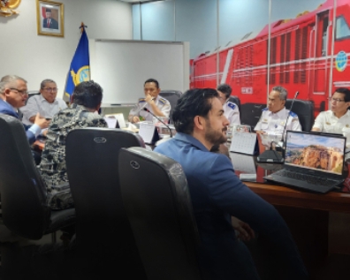 uST Solution was presented to the Director General of Indonesian Railways